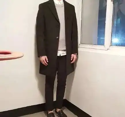 穿长西装的男人,太帅了
