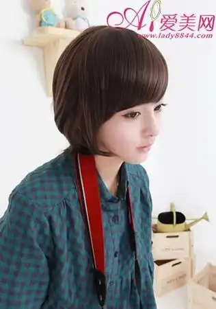 韩系女生头像高清短发发