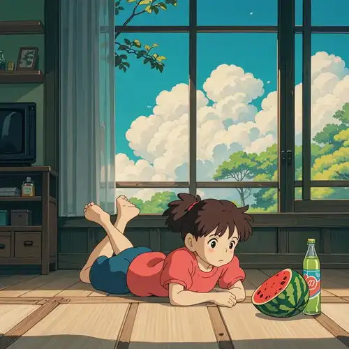 ai在用5分钟搞定宫崎骏风格治愈动画,涨粉涨麻了