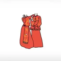 有没有好看的双人无头小人抠图素材