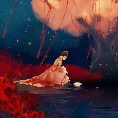 情头古风红色系