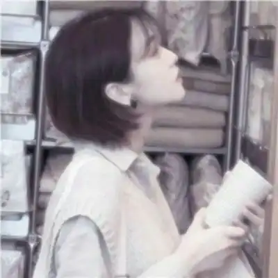 女生动漫头像小清新侧脸