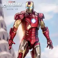 中动玩具欧美动漫周边zt中动玩具漫威钢铁侠mk4拆甲台大套装漫威模型可动摆件玩具手办送男生14岁多少钱