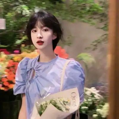 小众系头像女生蓝色系