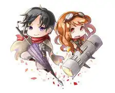 求这两张图的高清版或者其他一叶之秋或君莫笑q版高清图