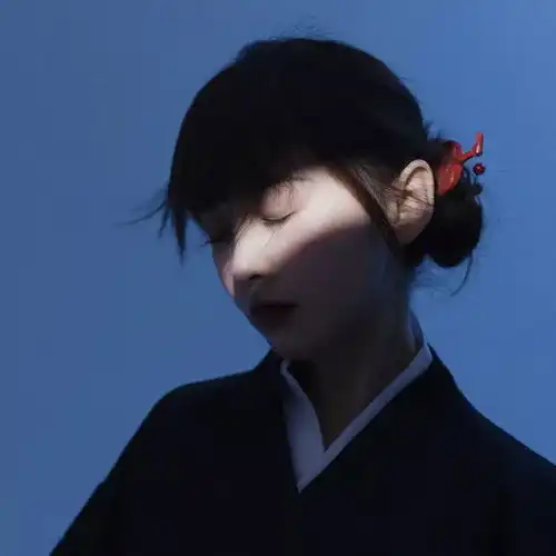 是不常见的蓝色系温柔头像