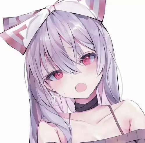 女生动漫头像可爱白色系