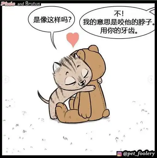 萌宠漫画军犬教小猫的事