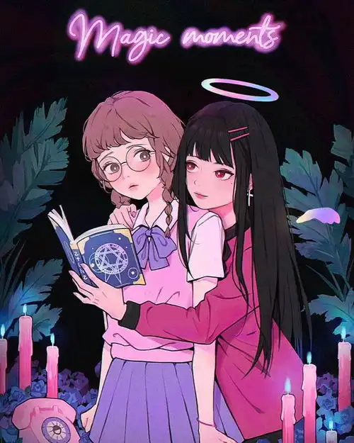 甜美少女系风格头像插画师