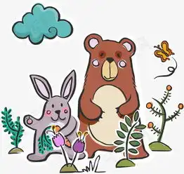 卡通小动物素材图片免费下载高清装饰图案psd千库网图片编号2911951