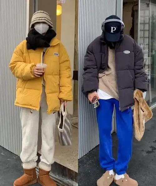 男友风超有型秋冬韩系休闲穿搭