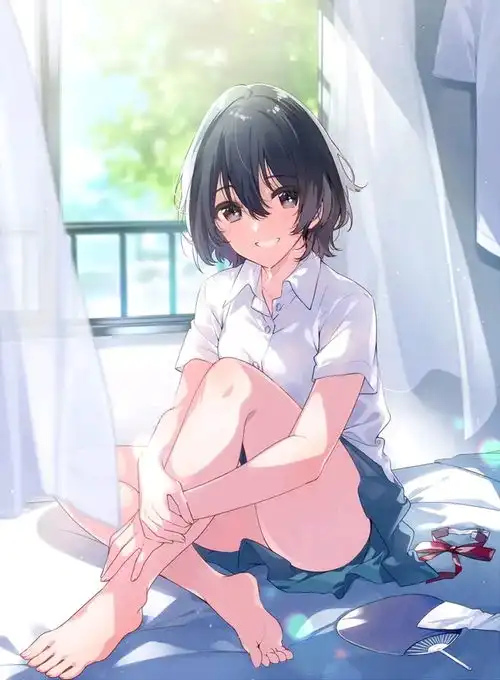 动漫美图壁纸18白衣天使加油o