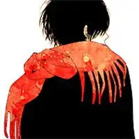 耐克头像男生背影卡通背