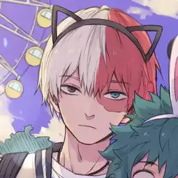 绿色系的闺蜜头像动漫男