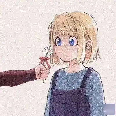 萌系双人专用情侣头像双