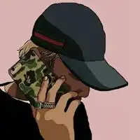 抖音遮脸图片抖音动漫男女遮脸图片