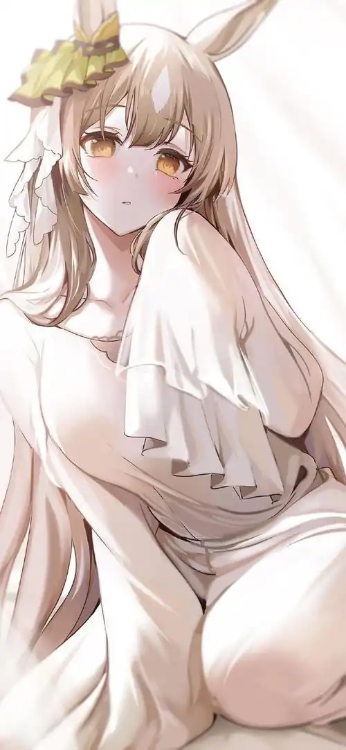 调皮微笑的美少女动漫手机壁纸,还不收藏起来