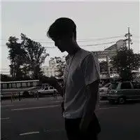 帅哥头像清冷感黑色系黑