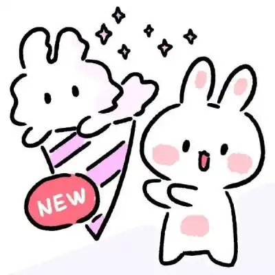 可爱卡通兔子