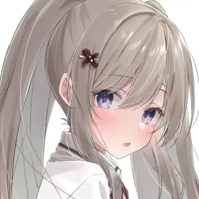 高冷韩国插画女生头像系