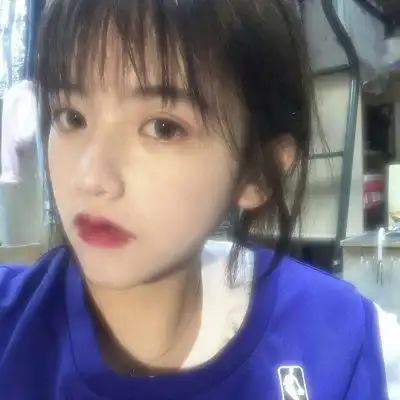 蓝色系头像女生图片2020好看可爱网图女生头像