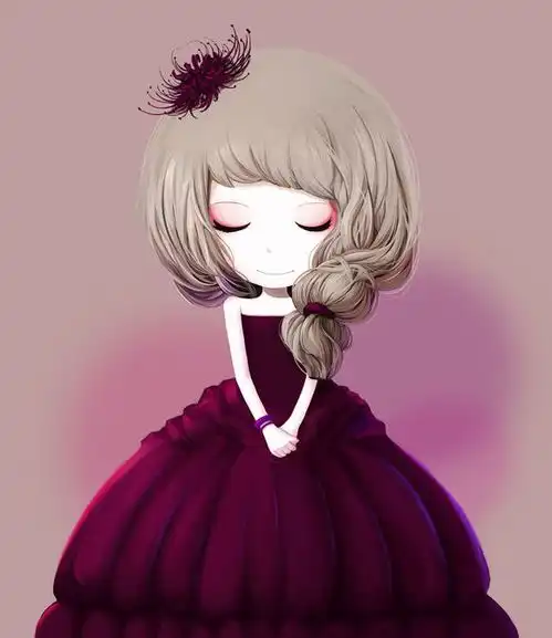 花花姑娘系列插画桑诶姆