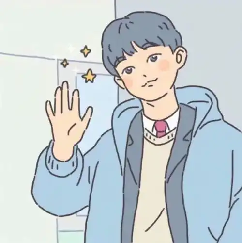 蓝冷系头像动脑