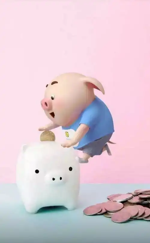 可爱呆萌猪卡通头像壁纸