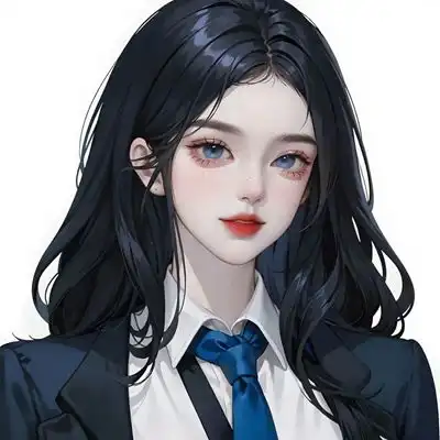 手绘禁欲系情侣头像