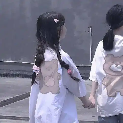 丧系闺蜜头像真人版动漫