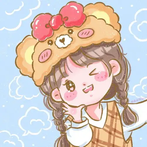 微信头像丨冬季可爱女生头像,卡通头像手绘可爱头像