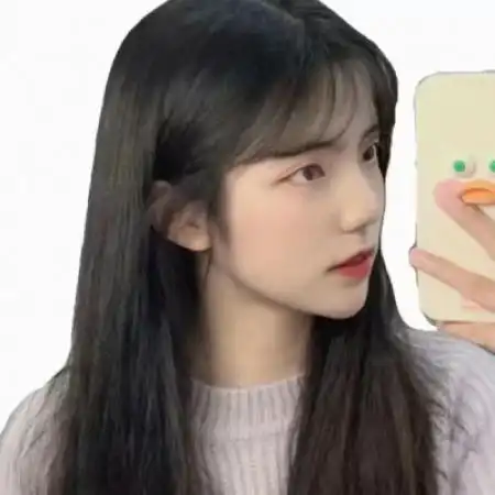 温柔系女生头像模糊羊羔