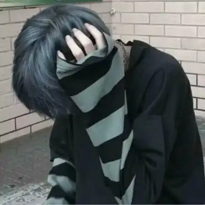 男生头像真人高冷遮脸不放肆不叫青春