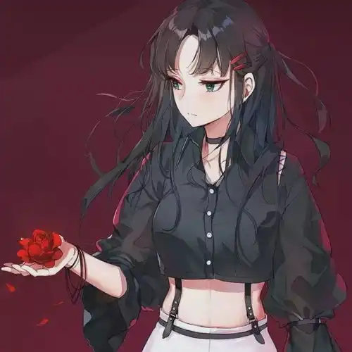 动漫头像林中有鹿,鹿有孤独