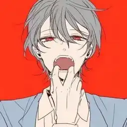 樱奈红色系动漫男生头像