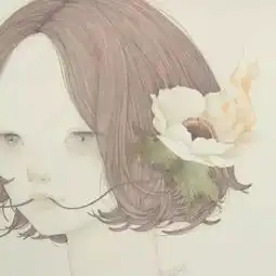 日本插画师佐久间友香丨阴郁系少女王氏教育集团