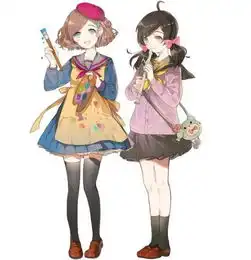 珍藏的动漫头像好闺蜜系列美图,愉悦的事情就是想与你分享