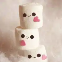 卡通女孩手上拿着棉花糖头像微信头像图片大全