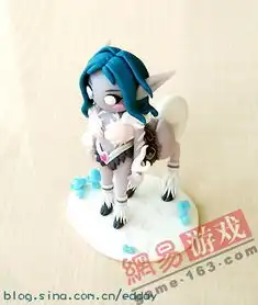 美女玩家软陶小白的萌系魔兽世界系列作品