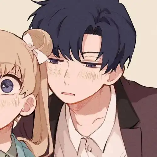 情侣头像绿色系一男一女