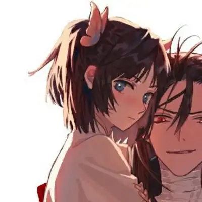 古风情侣头像听闻爱情十有九悲始于心动终于心痛