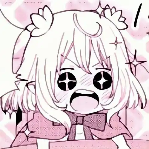 动漫女头粉色系心动动漫女生头像