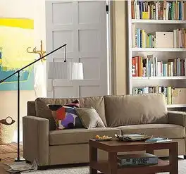 简约落地灯素雅北欧风格小客厅