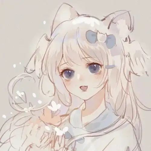 可爱卡通小美女头像卡通
