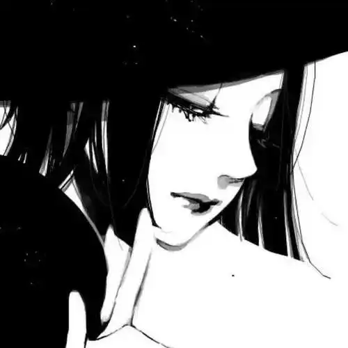 丧系头像动漫男西装黑白