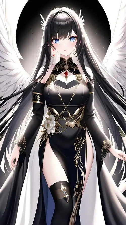 二次元动漫天使美女