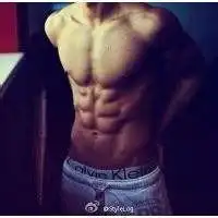 男黑色系有腹肌头像邵兵