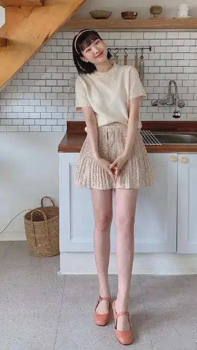 超甜美的韩系穿搭,上身温柔显气质,做一回淑女吧