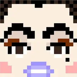 韩系氛围感头像ins像素画
