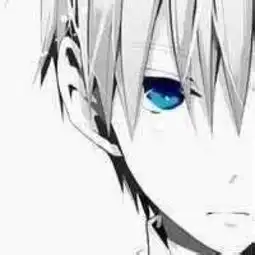 动漫头像黑色系正脸男生